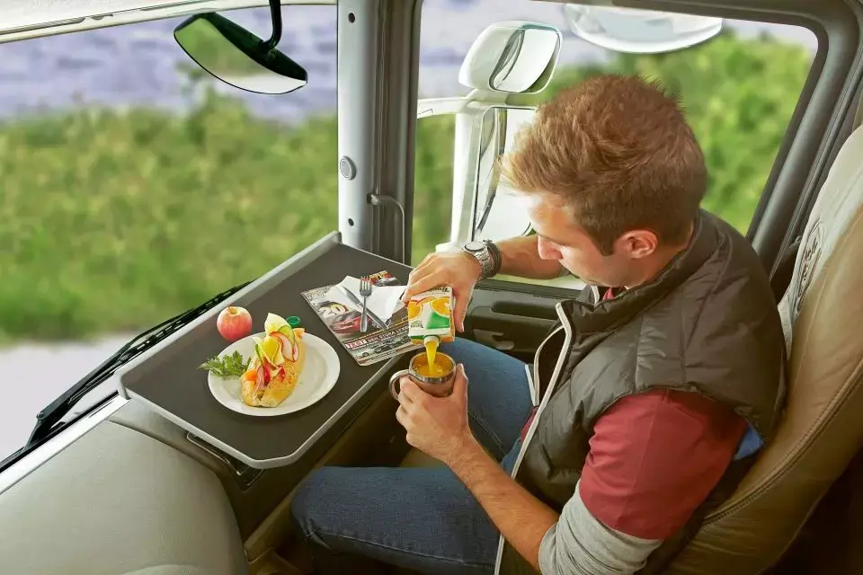 snack on the bus